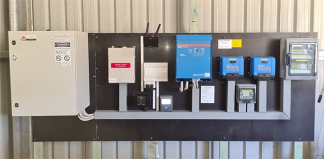 Swan Hill Solar give a reliable Off-Grid power source to local shed hire business